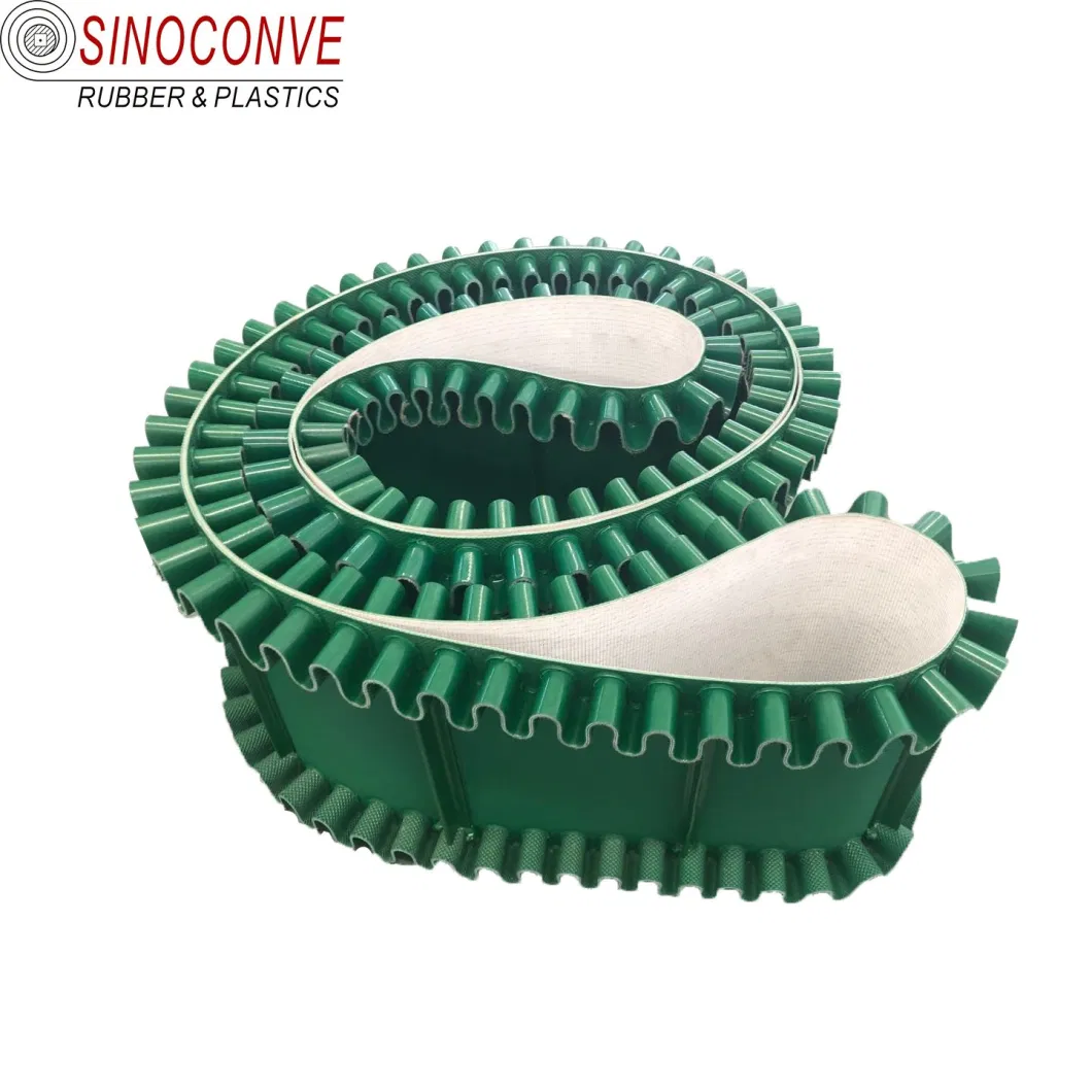 Low Price 5.0mm Serration PVC Conveyor Belt for Textile